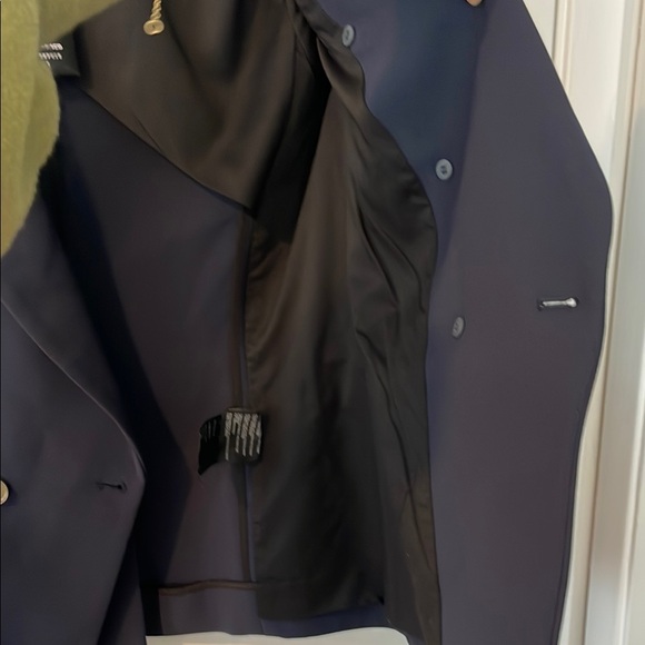 Club Monaco Blue Tailored Blazer Suit Jacket - Picture 4 of 7